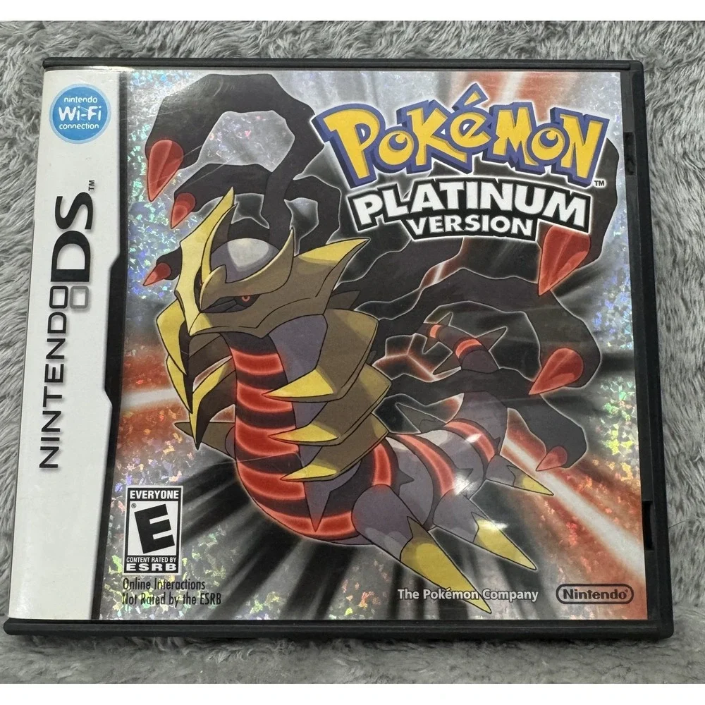 Pokemon Platinum Version Nintendo DS Authentic Game Case Inserts No Manual